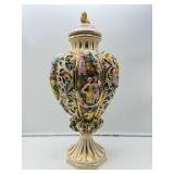 Italian Capodimonte Urn-8717