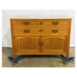 Marble Top Cupboard-8695