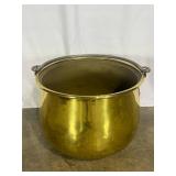 Large Brass Pot with Handles-7661
