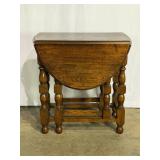 Oak Drop-Leaf Table-8746