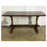 Oak Trestle Table