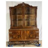 Burl Walnut Vitrine ï¿½ 8135