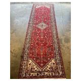 Vintage Handwoven Hamedan Runner-328
