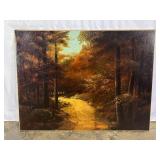Forest Landscape Oil Painting-7616