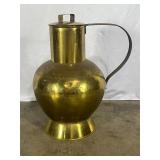 Brass Jug with Handle and Lid-7976