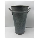 Galvanized Flower Bucket-8857