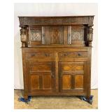 Antique Court Cupboard-8686