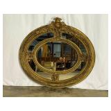 Oval Gilded Wall Mirror-220