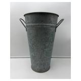 Galvanized Flower Bucket-8857