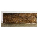 Large Carved Wooden Panel-7555