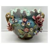 Antique Majolica Planter-8819