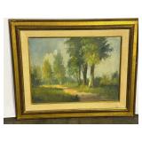 Framed Landscape Oil Painting-8265