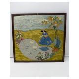 Crewel Embroidered Artwork