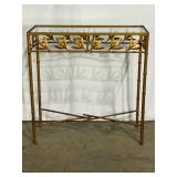 Gilt Metal Console Table-8721