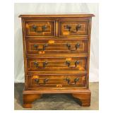 Inlaid Four Drawer Chest