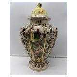 Italian Capodimonte Urn-8716