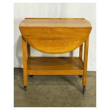 Drop-Leaf Bar Cart