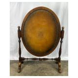 Fleur-de-Lis Embossed Fireplace Screen