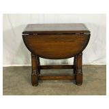 Small Drop-Leaf Side Table-8512
