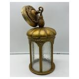 Gold Hanging Lantern Fixture