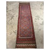 Kazak Geometric Runner Rug-334