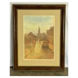 Framed Watercolor Painting-7630