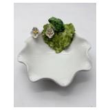Italian Ceramic Frog Dish