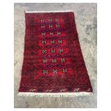 Vintage Handwoven Turkaman Rug-959