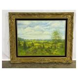 Framed Landscape Oil Painting-8825