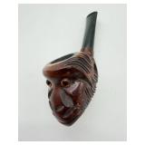Hand-Carved Wooden Tobacco Pipe