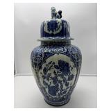 Boch Freres Delft Ginger Jar-8482