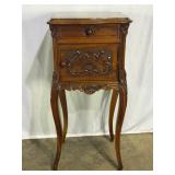 Antique Marble-Top Cupboard-8995