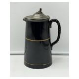 Antique Black Lustre Pitcher