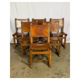 Set 6 Antique Chairs-9051