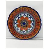 Hand-Painted Ceramic Plate