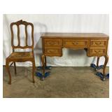 French Desk and Chair Set-9088/8147