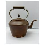 Antique Copper Tea Kettle