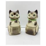 2 Ceramic Cat Teapots