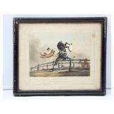 Antique H. Alken Hand-Colored Picture