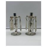 Crystal Prism Candlesticks