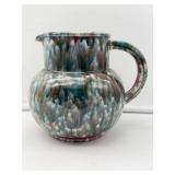 Multicolored Ceramic Pitcher