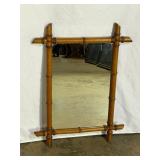 Antique Bamboo Frame Mirror-8940
