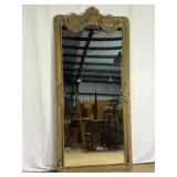 Large Giltwood Floor Mirror-201