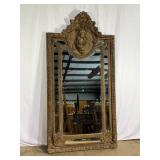 Baroque-Style Giltwood Mirror