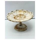 Cast Iron Pedestal Dish-6089