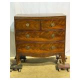 Antique Bow Front Chest