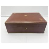 Brown Leather Jewelry Box