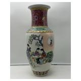 Porcelain Vase with Oriental Scene-8235