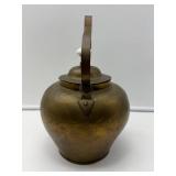 Brass Tea Pot with Ceramic Handle