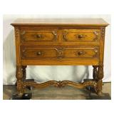 Antique Oak Chest-8956
